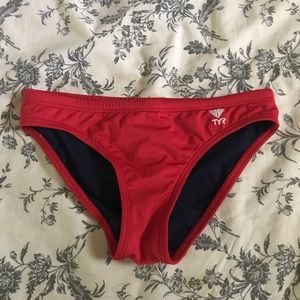 Red Swim Bottoms